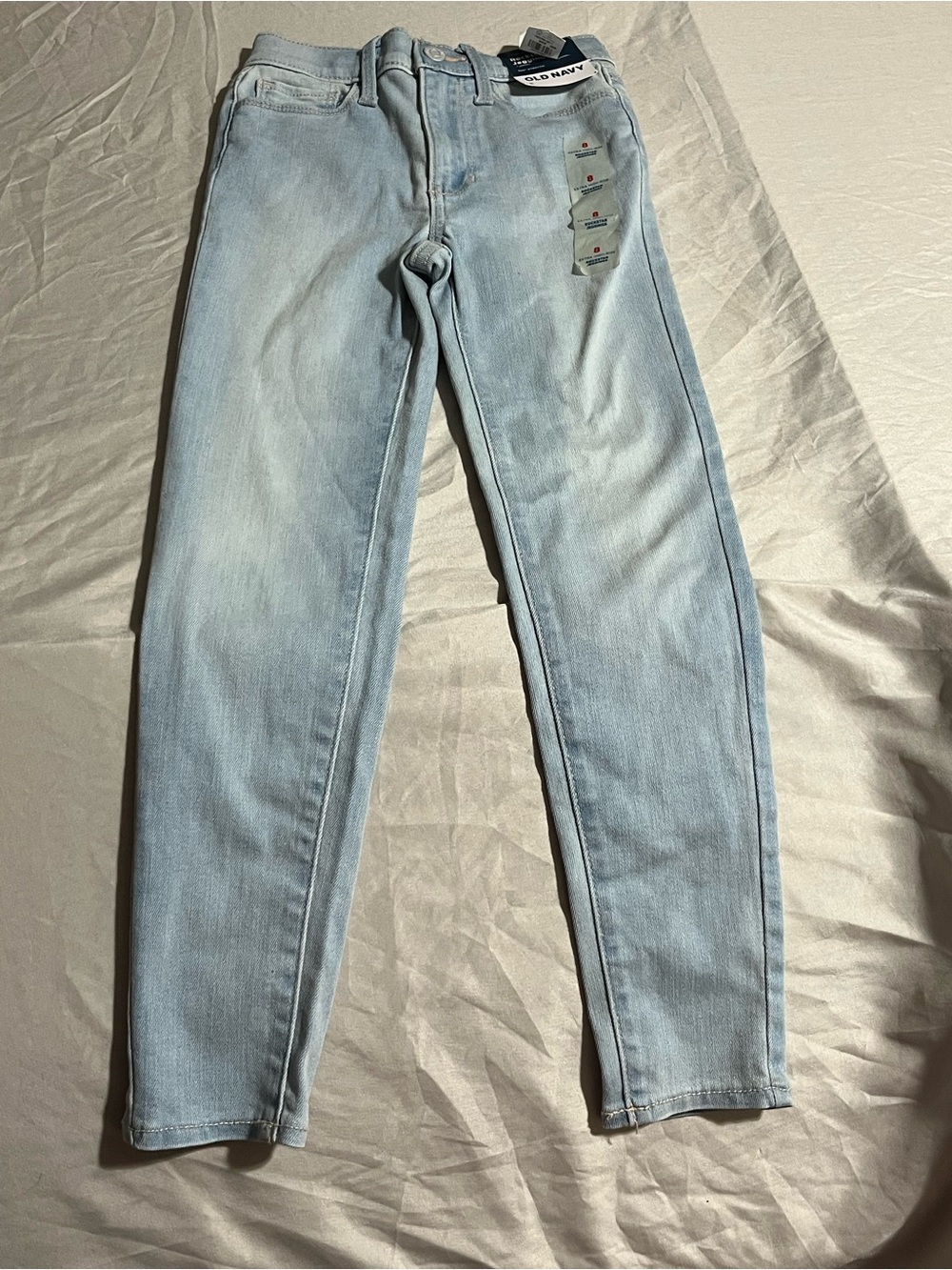 Old Navy Girls' Light Blue High Rise Slim Jeggings Size 8 New with Tags